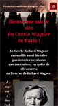 Mobile Screenshot of cnrw-paris.org
